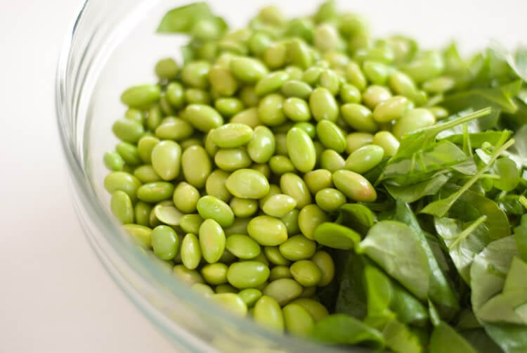 edamame and watercress edamame and watercress