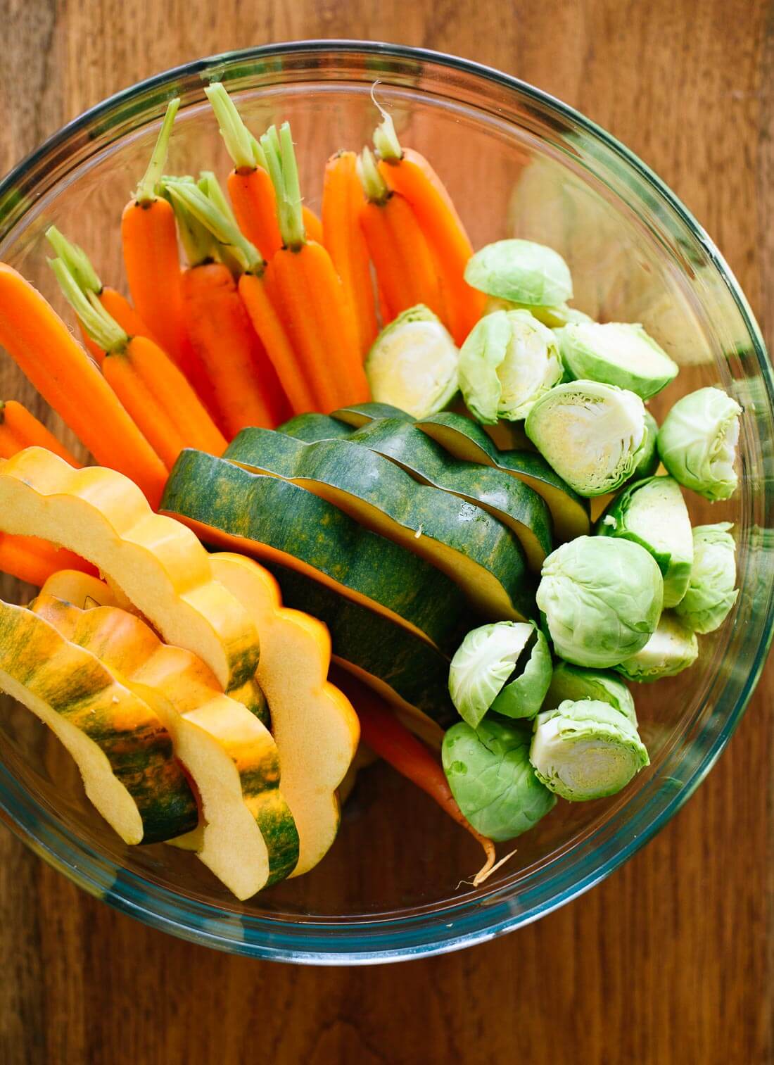 raw vegetables