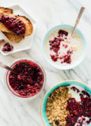 So many delicious uses for this easy berry chia jam recipe! It's a great way to eat more nutrient-rich berries.
