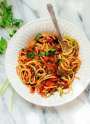 vegan spaghetti alla puttanesca