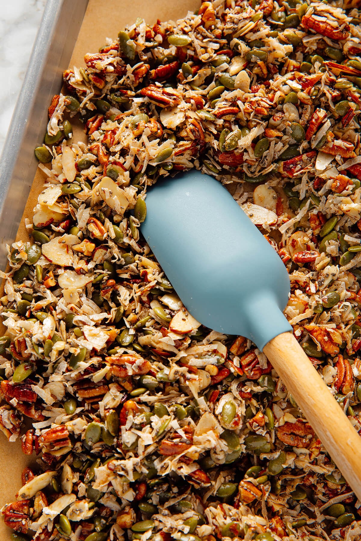 stirring grain-free granola